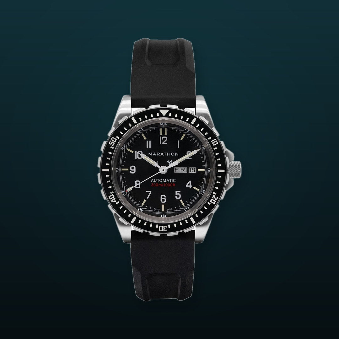 Dive SS/BKSS 3PC RUBBER (WW194021SS-0130) | Black Dial