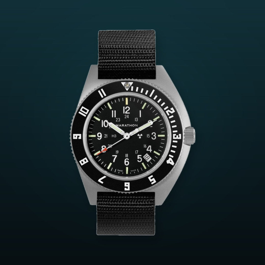 Navigator Quartz with Date Black NGM/Nylon Matte Black Dial
