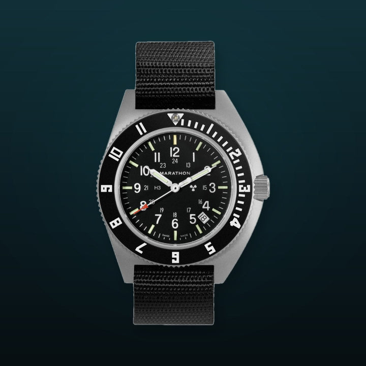 Navigator Quartz with Date Black NGM/Nylon Matte Black Dial