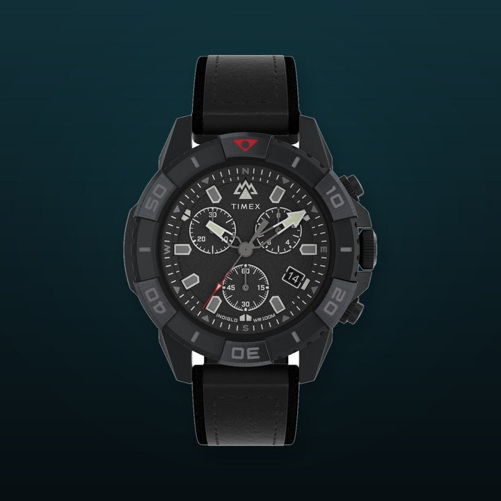EXPEDITION NORTH Black / Low Lead Brass | Black Dial