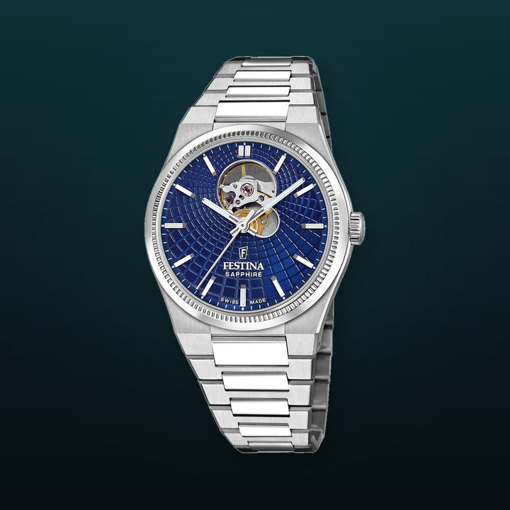 RIVÉ Blue / Stainless Steel Blue Dial