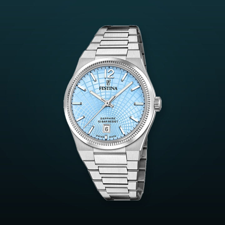 Rive Blue / Stainless Steel Blue Dial
