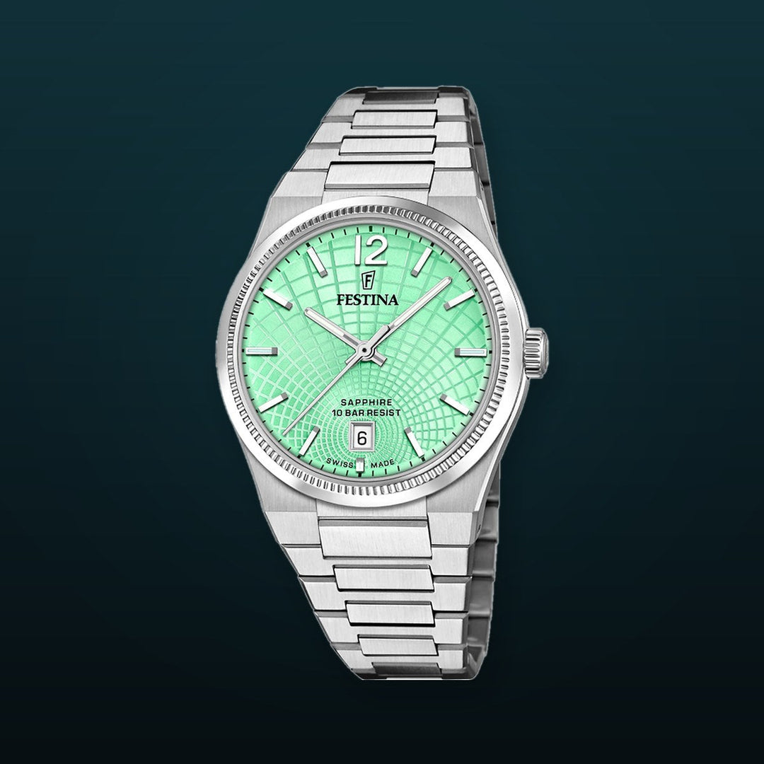 Rive Green / Stainless Steel Green Dial