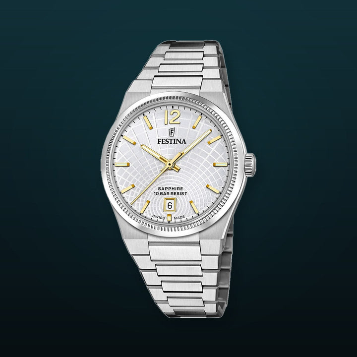 Rive Silver / Stainless steel Silver Dial