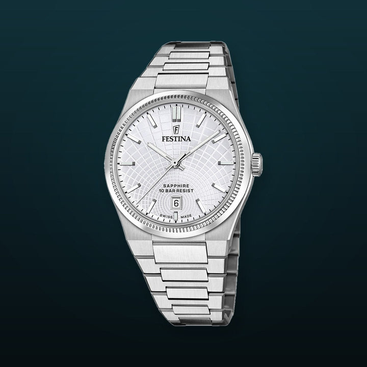 Rive Silver / Stainless steel Silver Dial
