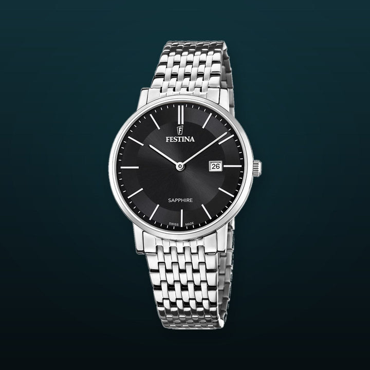 Classic Black / Stainless Steel Black Dial