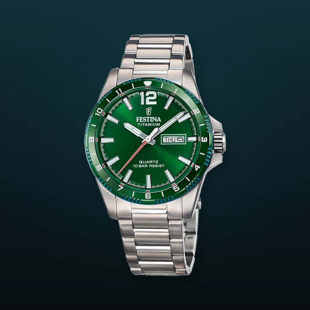 CALENDARIO TITANIUM Green / Titanium Green Dial