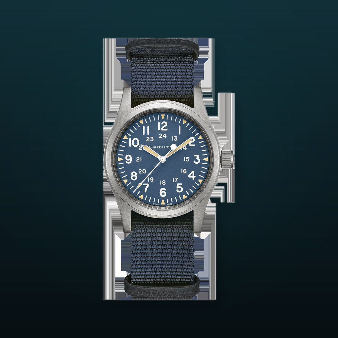 KHAKI FIELD Blue / Fabric Blue Dial