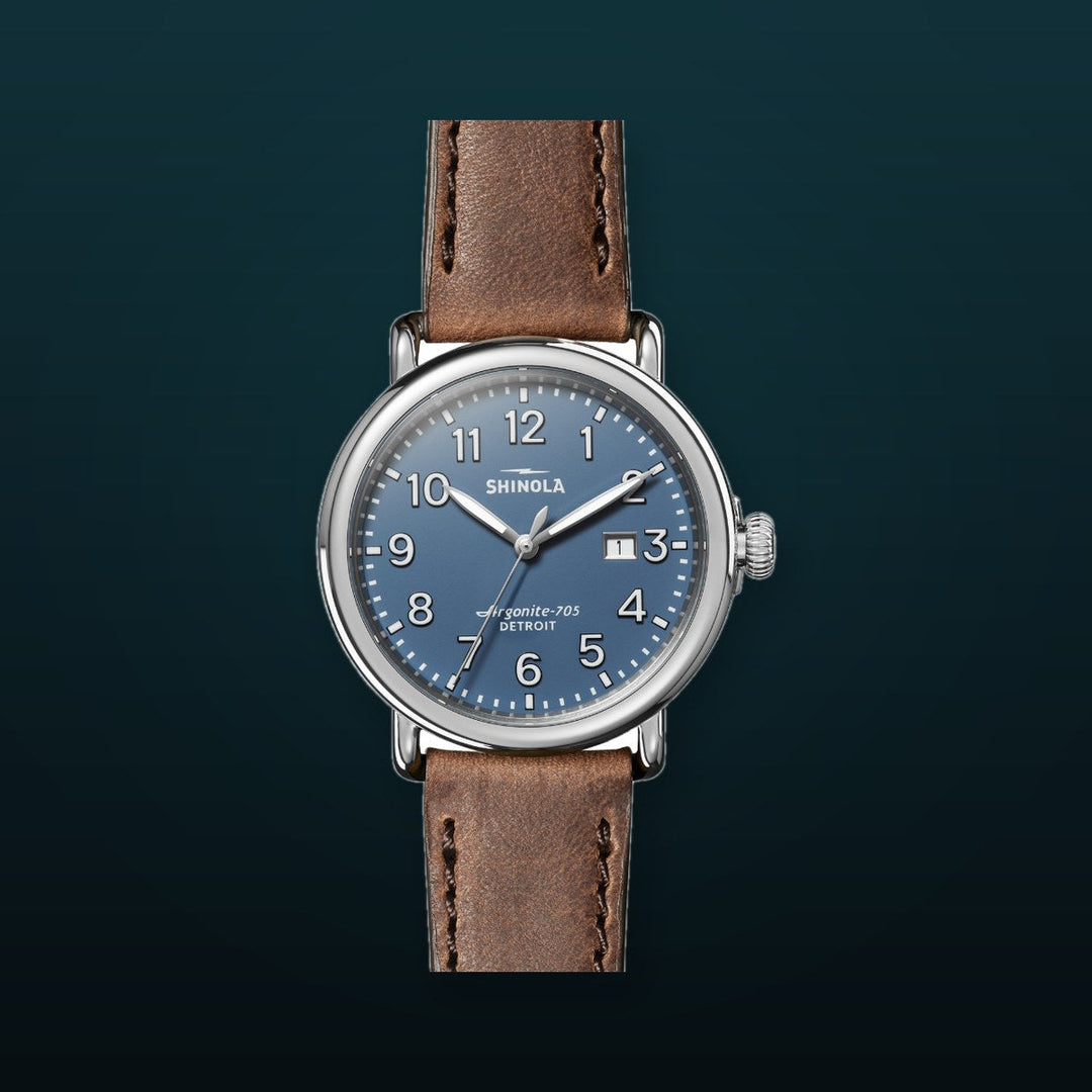 Runwell 41 blue | Blue Dial