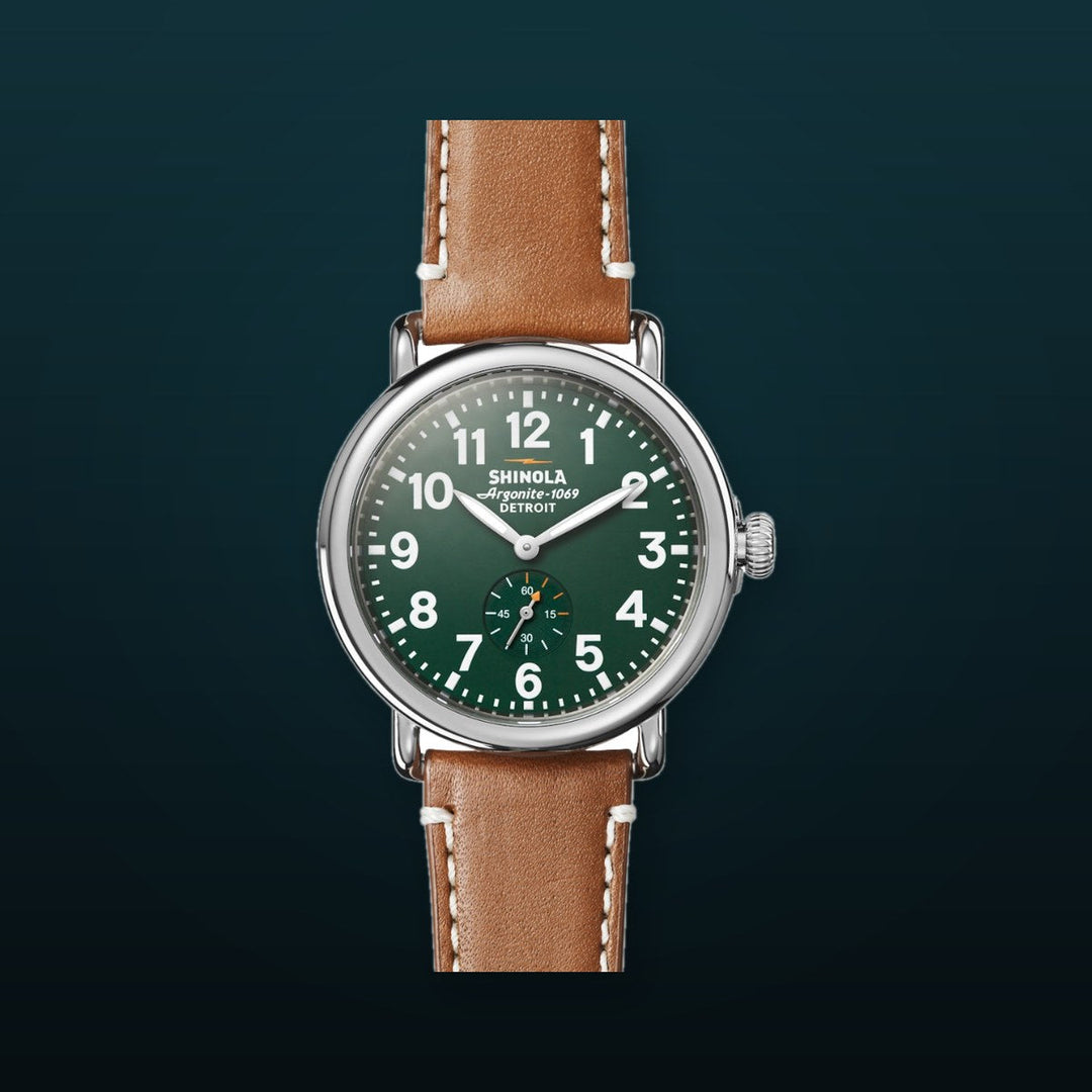 Runwell 41 green | Green Dial