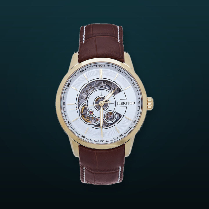 Davies Gold/Brown | White Dial