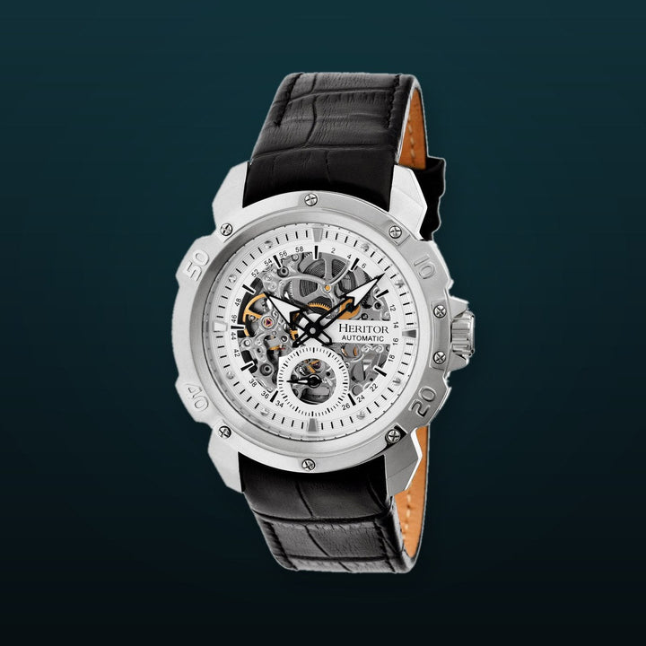 Conrad Black/Silver | White Dial
