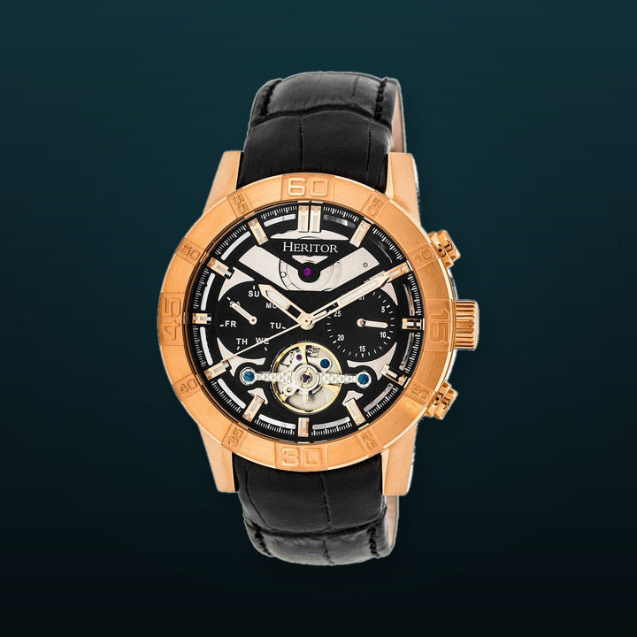 Hannibal Rose Gold/Black | Black Dial