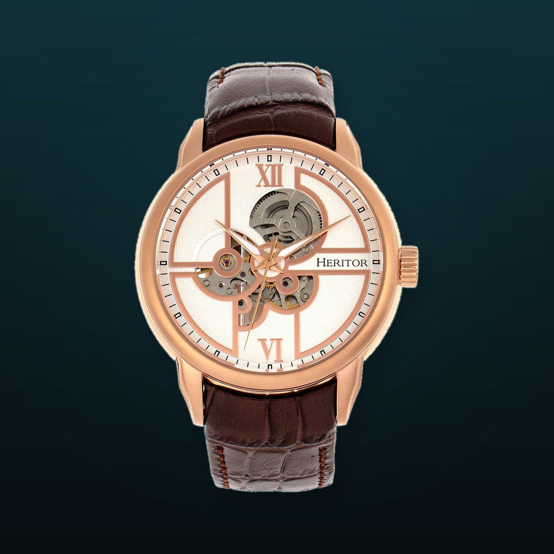 Sanford Semi-Skeleton Leather-Band