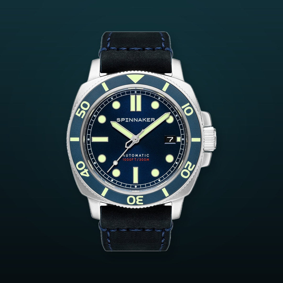 Hull Diver Blue / Leather | Blue Dial