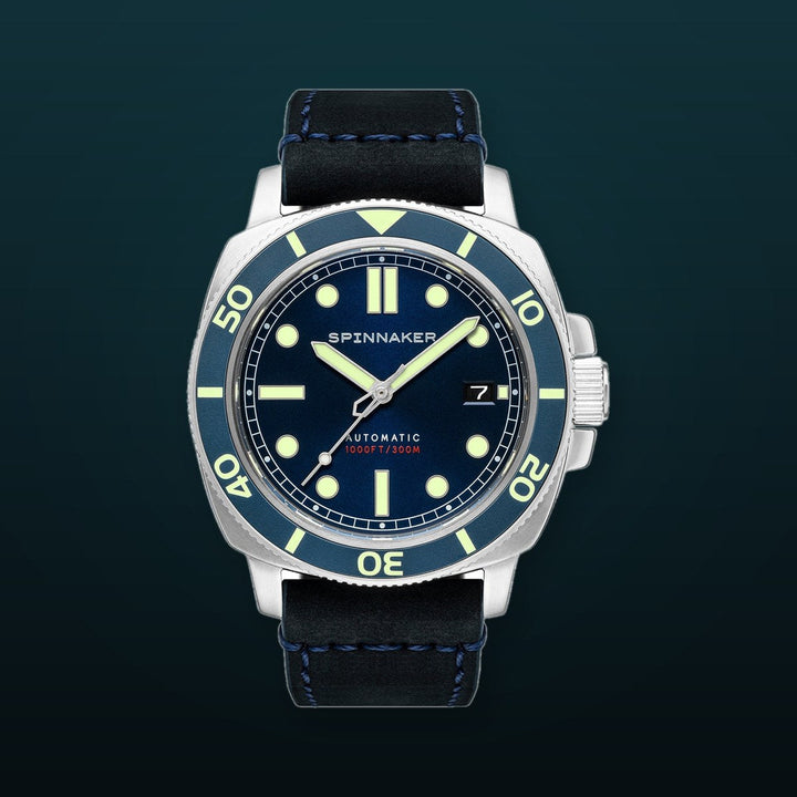 Hull Diver Blue / Leather | Blue Dial