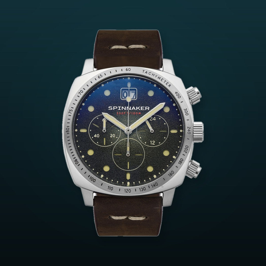 Hull Chronograph Green Dial / Leather | Green Dial