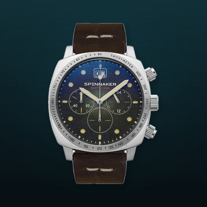 Hull Chronograph Green Dial / Leather | Green Dial