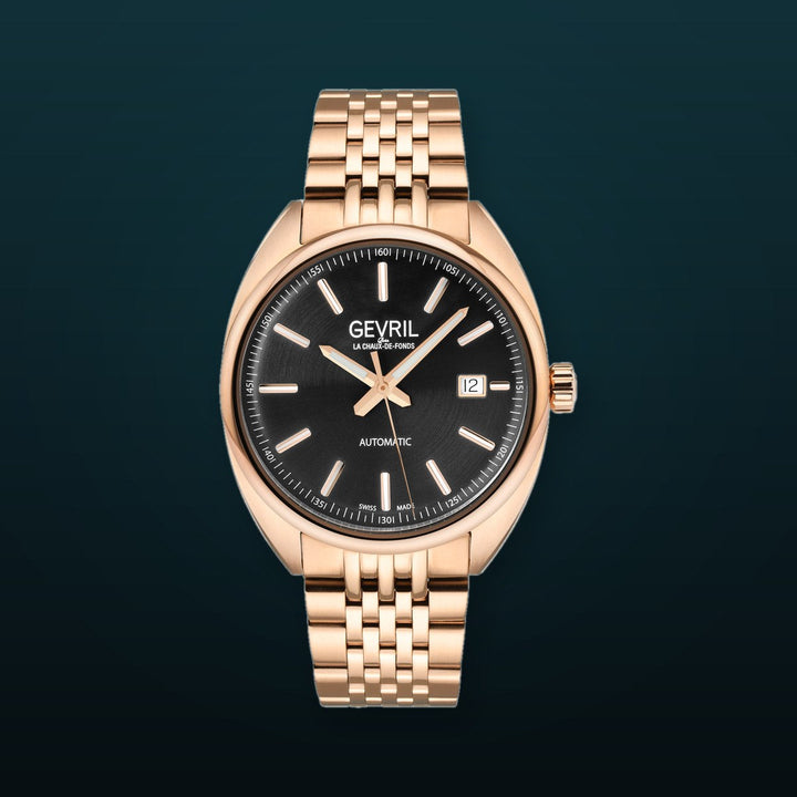 Five Points Gevril Five Points Dress Watch Sellita SW200  Rose | Rose Gold Dial