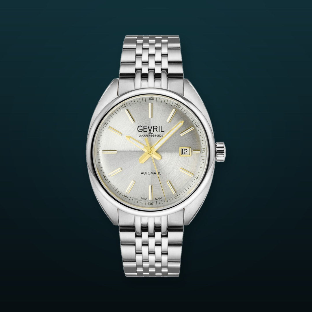 Five Points Gevril Swiss Made Automatic Five points Sellita SW200 | Silver Dial