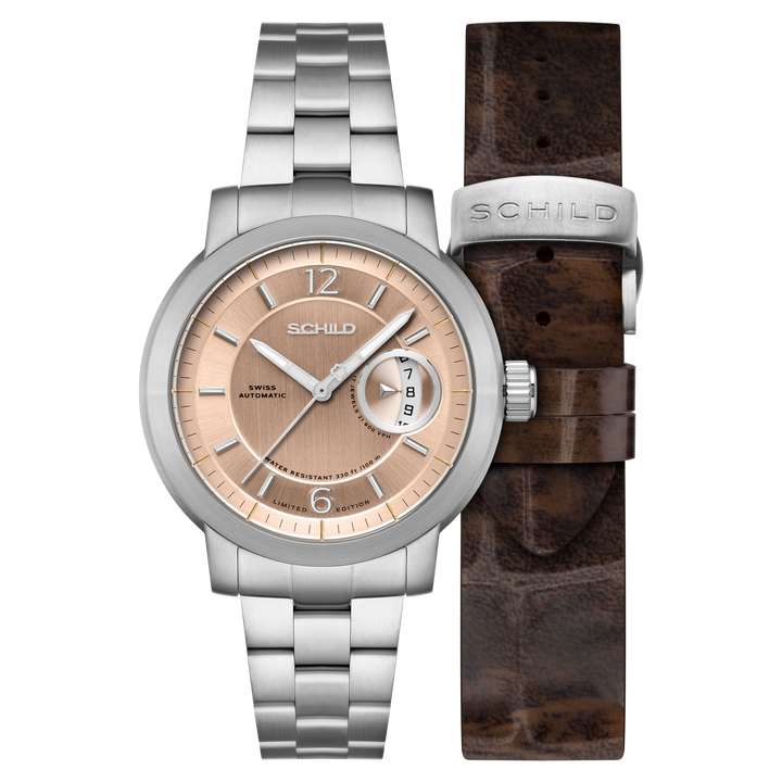Heinrich Minimal Swiss Automatic Limited Edition Champagne / Stainless Steel | C