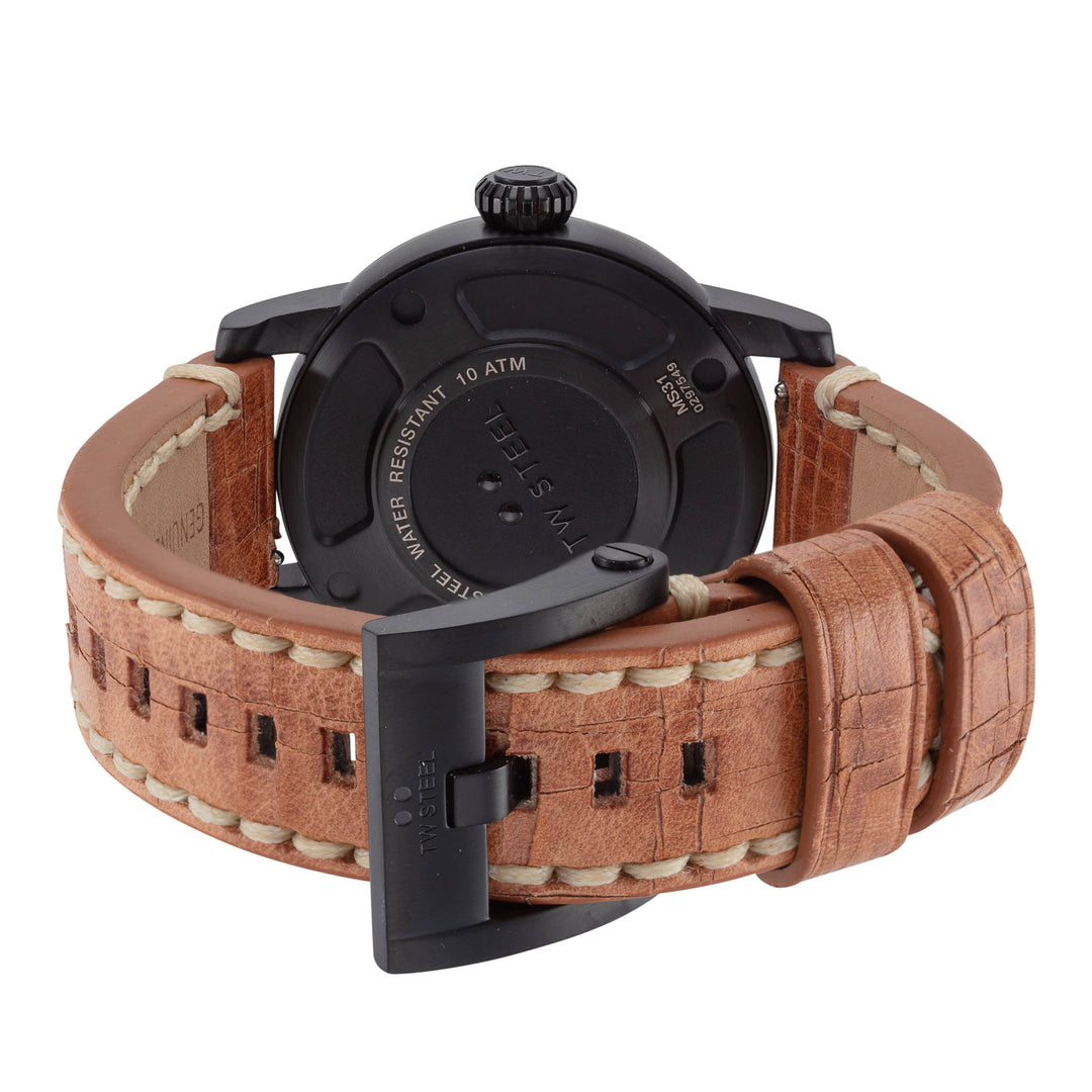 Maverick 45mm / Black / Brown | Black Dial