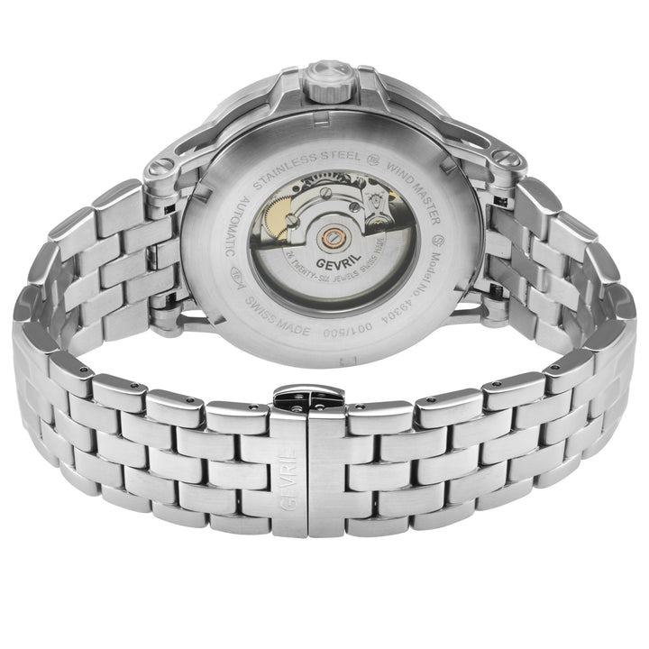 Wind Master Automatic Gevril Men's Automatic Wind Master Silver Dial Stainless S