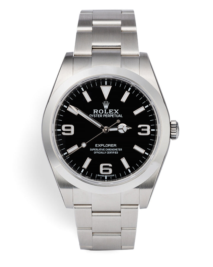 Explorer Black | BLACK INDEX Dial