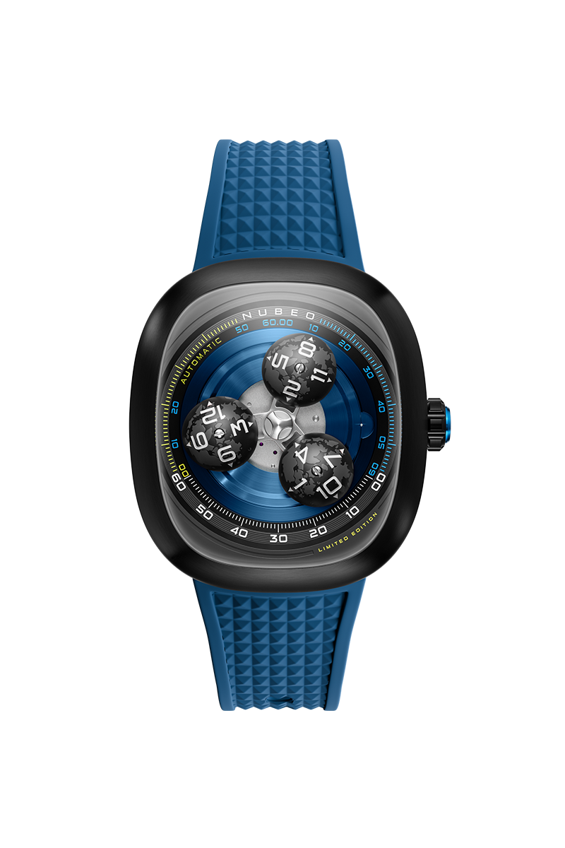 Tri-star Orbit Automatic Limited Edition Blue / Rubber | Blue Dial