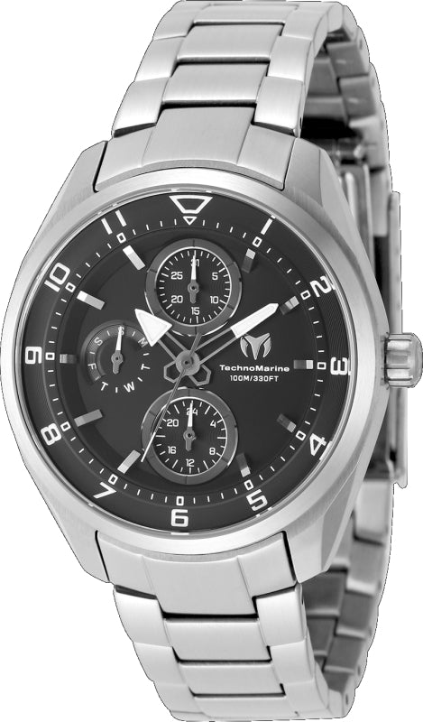 Ocean Quantum 36mm / Black / Silver | Black Dial