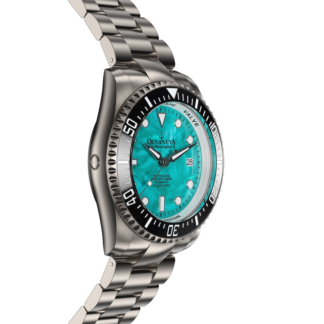 Titanium Deep Marine Explorer II – Aqua Dial