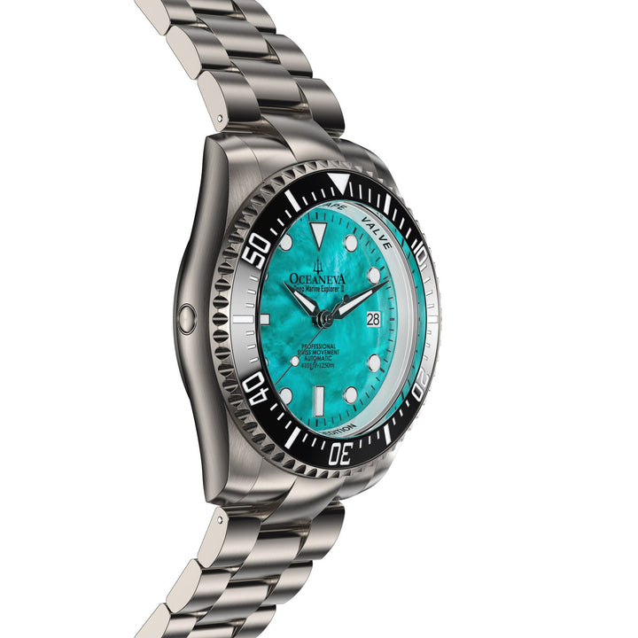 Titanium Deep Marine Explorer II – Aqua Dial