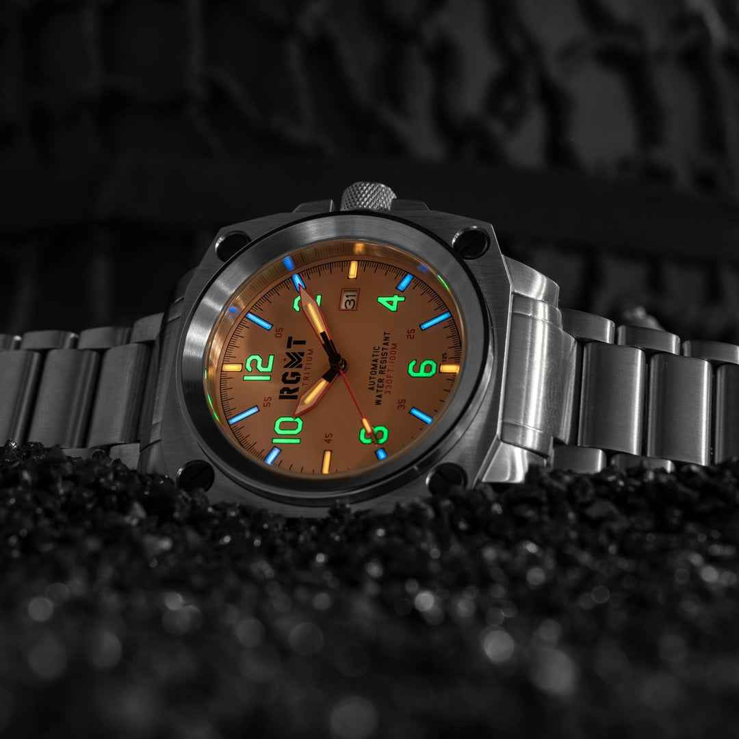 Altimeter Tritium Automatic Cream /Stainless Steel Cream Dial