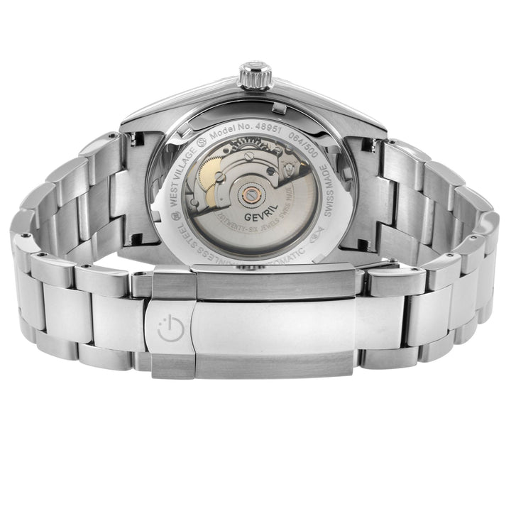 West Village Automatic Gevril Sellita SW240 Swiss Made Automatic Watch Ivory mag