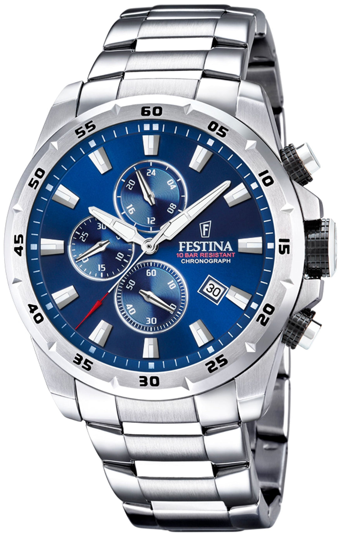 Crono Sport Blue / Stainless Steel | Blue Dial