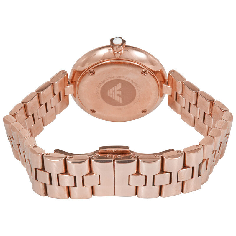 Arianna Mother-Of-Pearl Dial / Rose Gold-Tone Stainless Steel Bracelet Mother-of
