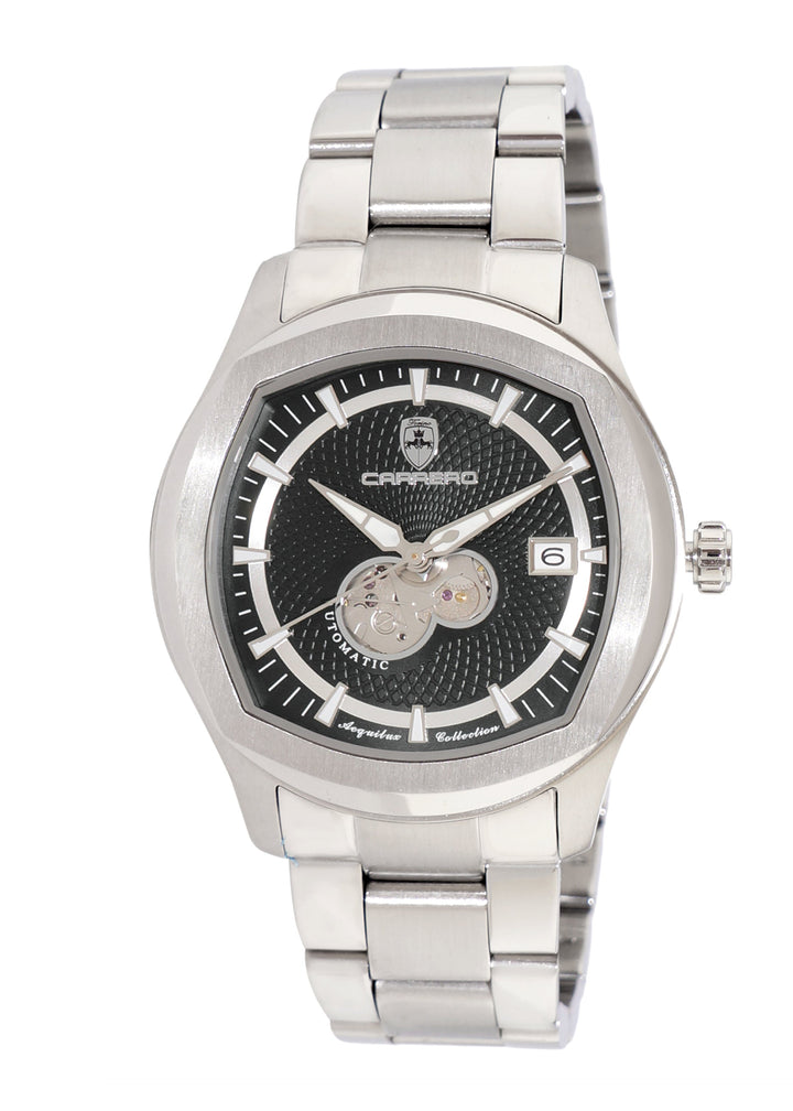 AEQUILUX SILVER TONE/BLACK | Black Dial