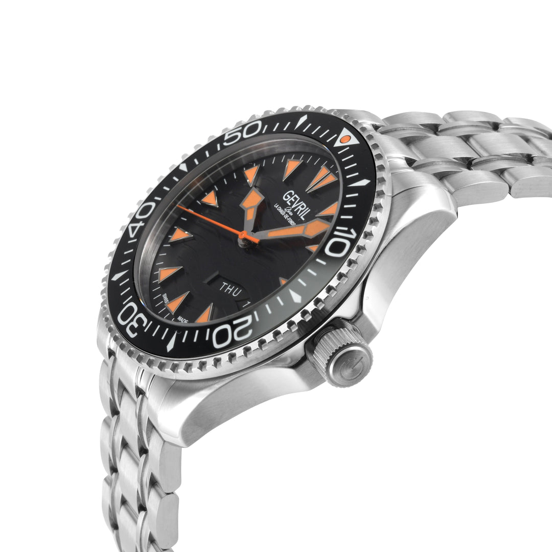 Hudson Yards Swiss Automatic Custom made SW220 - Day/Date display Diver watch, B