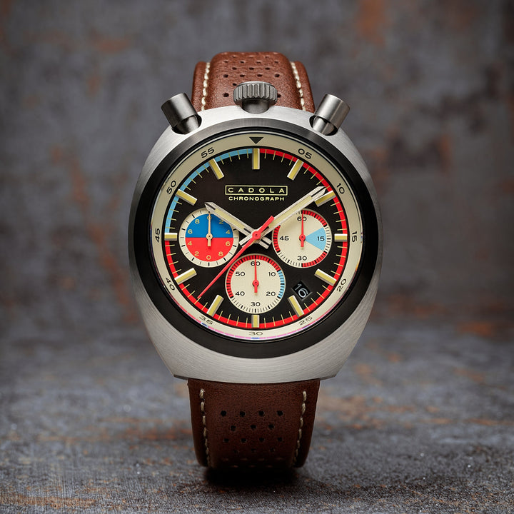 Testa Di Toro Chronograph Black / Leather | Black Dial