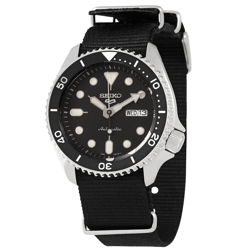 5 Sports SYX Black Dial / Black Nylon Strap Black Dial