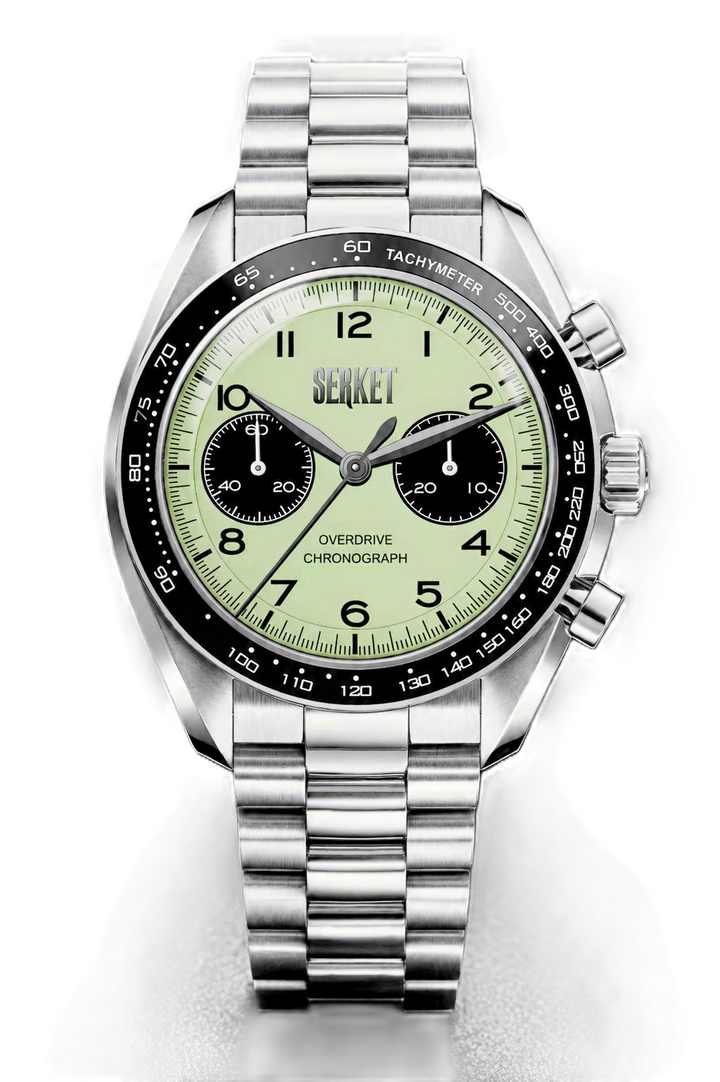 Overdrive Chronograph Sage Pistachio Green Dial