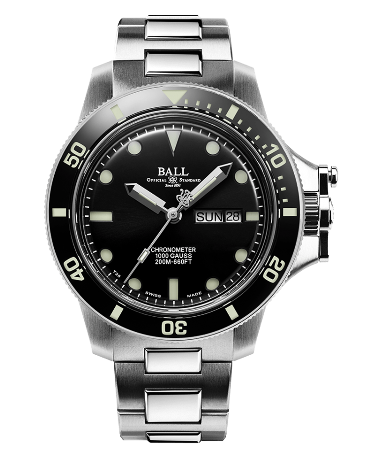 Egnineer Hydrocarbon Original 43mm Black / Steel Black Dial