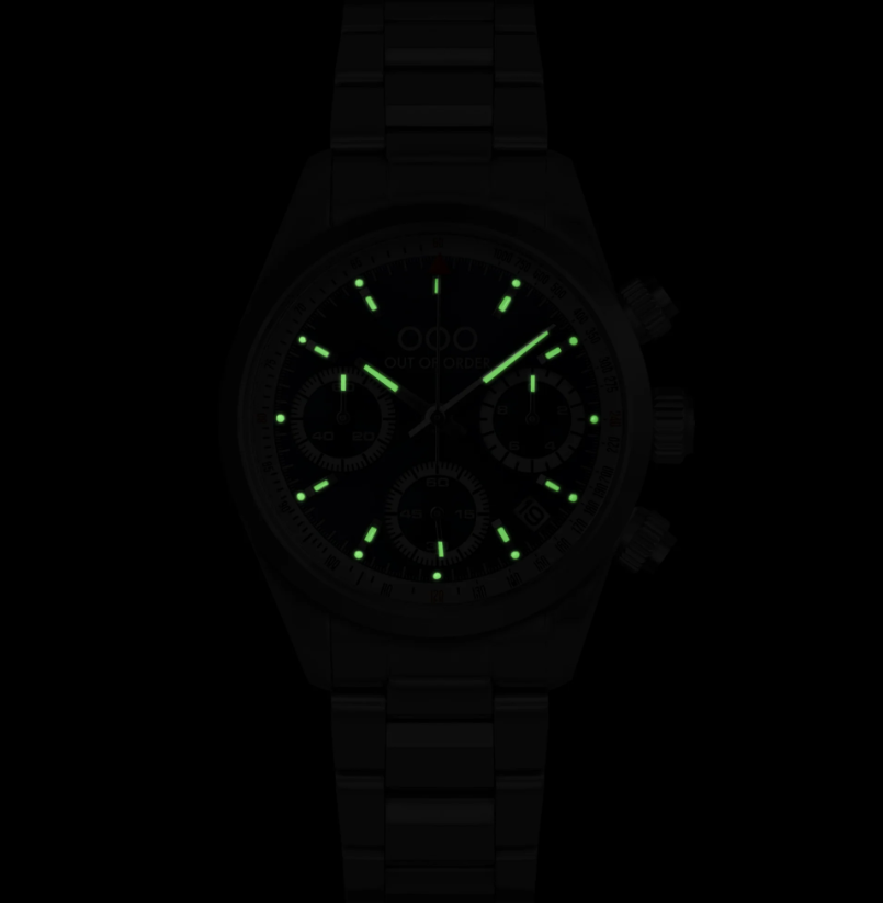 Purple Sporty Cronografo Purple/Silver Stainless Steel Purple Dial