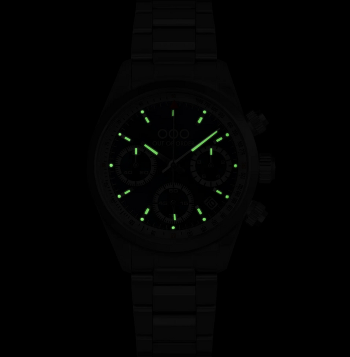 Purple Sporty Cronografo Purple/Silver Stainless Steel Purple Dial