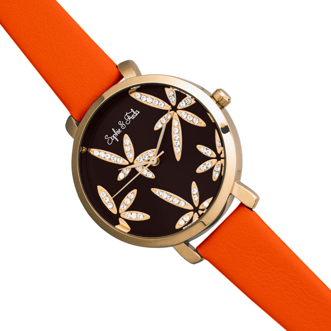 Key West w/ Swarovski Crystals Gold/Orange
