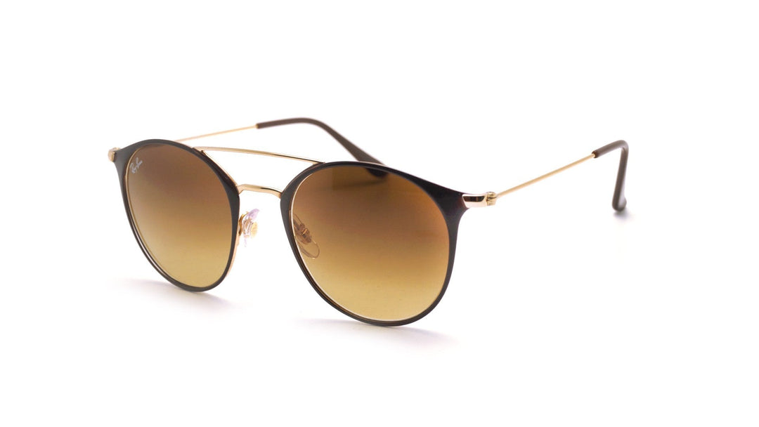 Fashion Gold Top Brown Frame, Brown Gradient Lens |  Dial