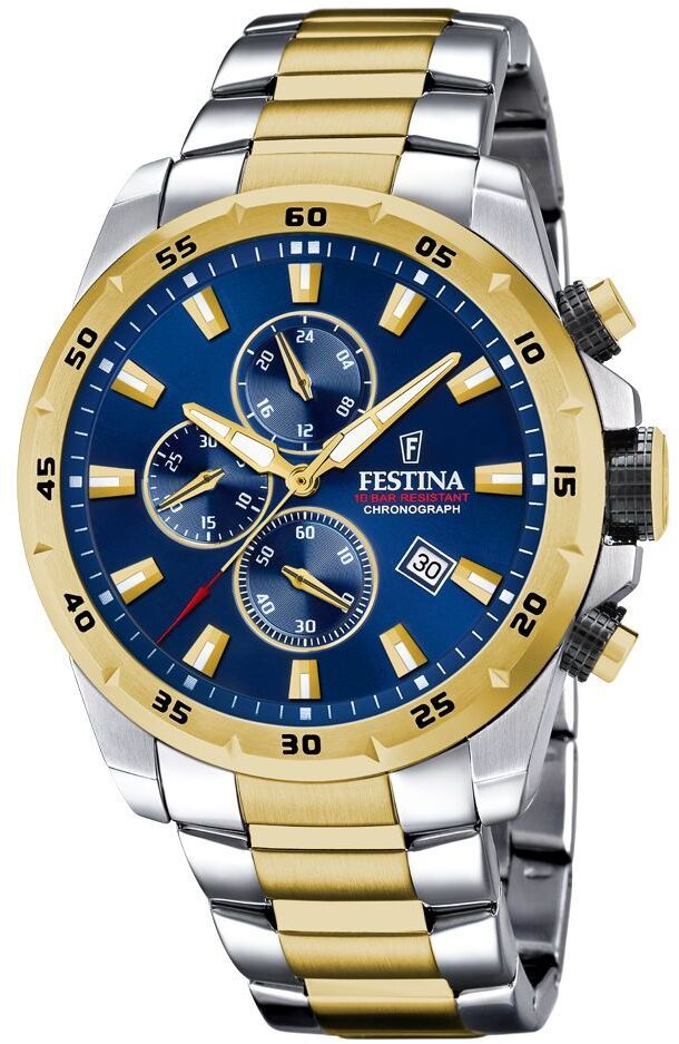 Chrono Sport Blue / Stainless Steel | Blue Dial