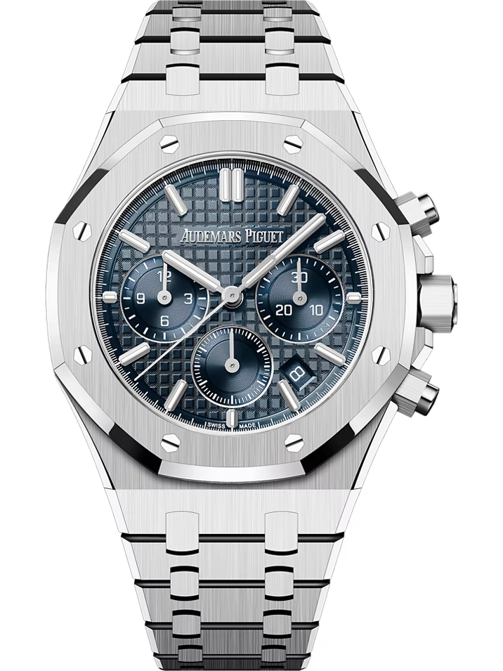 Audemars Piguet ROYAL OAK 38MM BLUE DIAL STAINLESS STEEL CHRONOGRAPH Ref. 26715ST.OO.1356ST.01 MENS WATCH