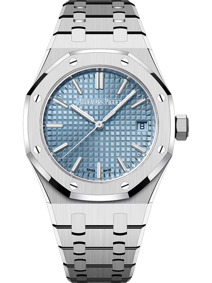 Audemars Piguet ROYAL OAK 37MM LIGH BLUE DIAL STAINLESS STEEL 50TH ANNIVERSARY 15550ST.OO.1356ST.04