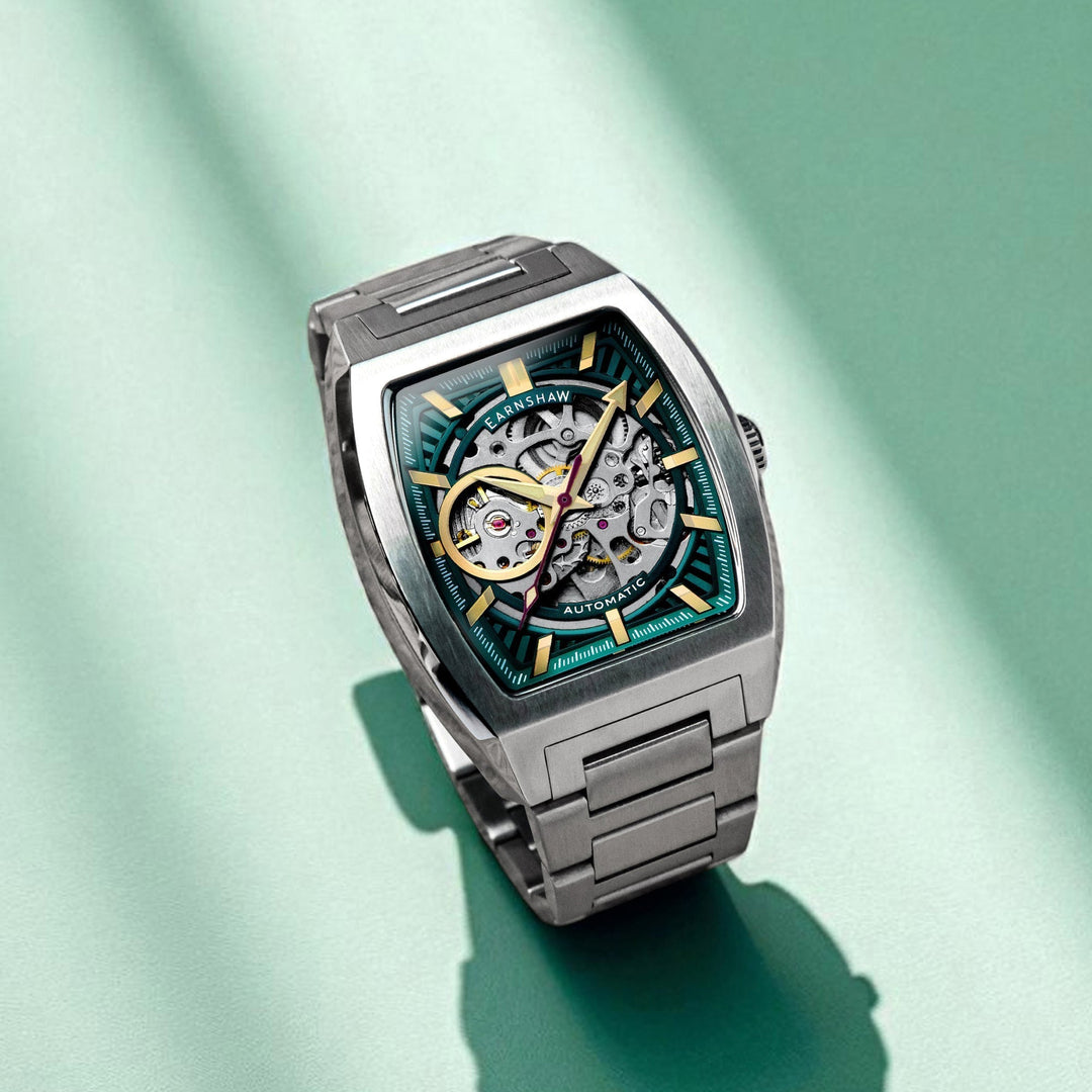 Heritage Wellington Skeleton Automatic Blue / Stainless Steel | Blue Dial